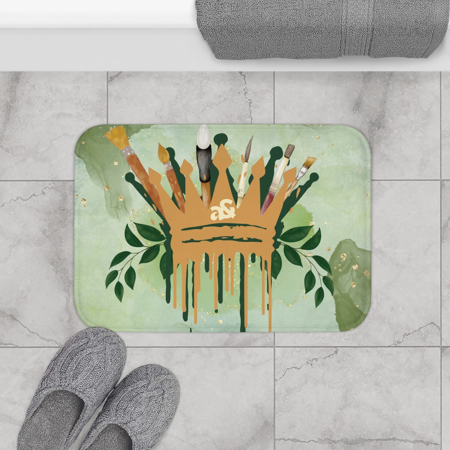 Artemis & Athena Crown Bath Mat