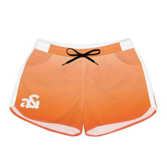 Orange Creamsicle Women's Casual Shorts