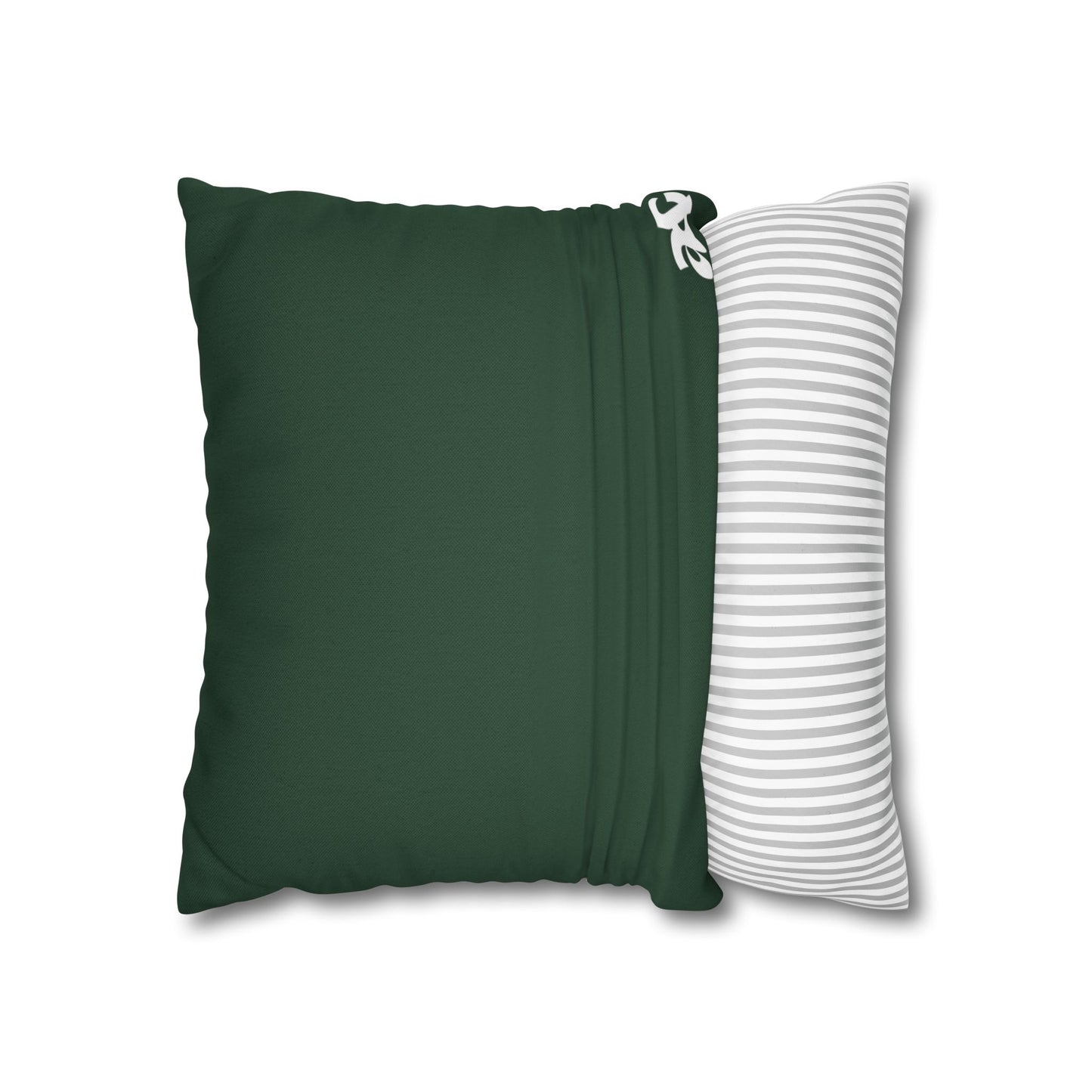 Artemis & Athena Emerald Minimalist Logo Pillowcase