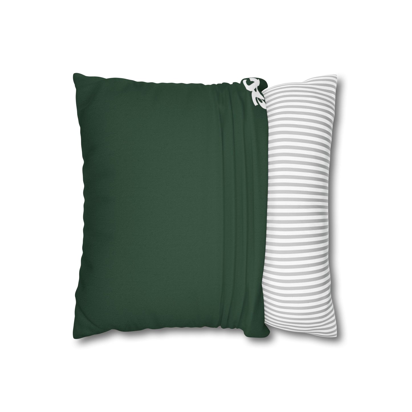 Artemis & Athena Emerald Minimalist Logo Pillowcase