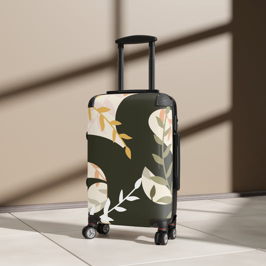 Artemis & Athena Circular Logo Suitcase in "Ivy"