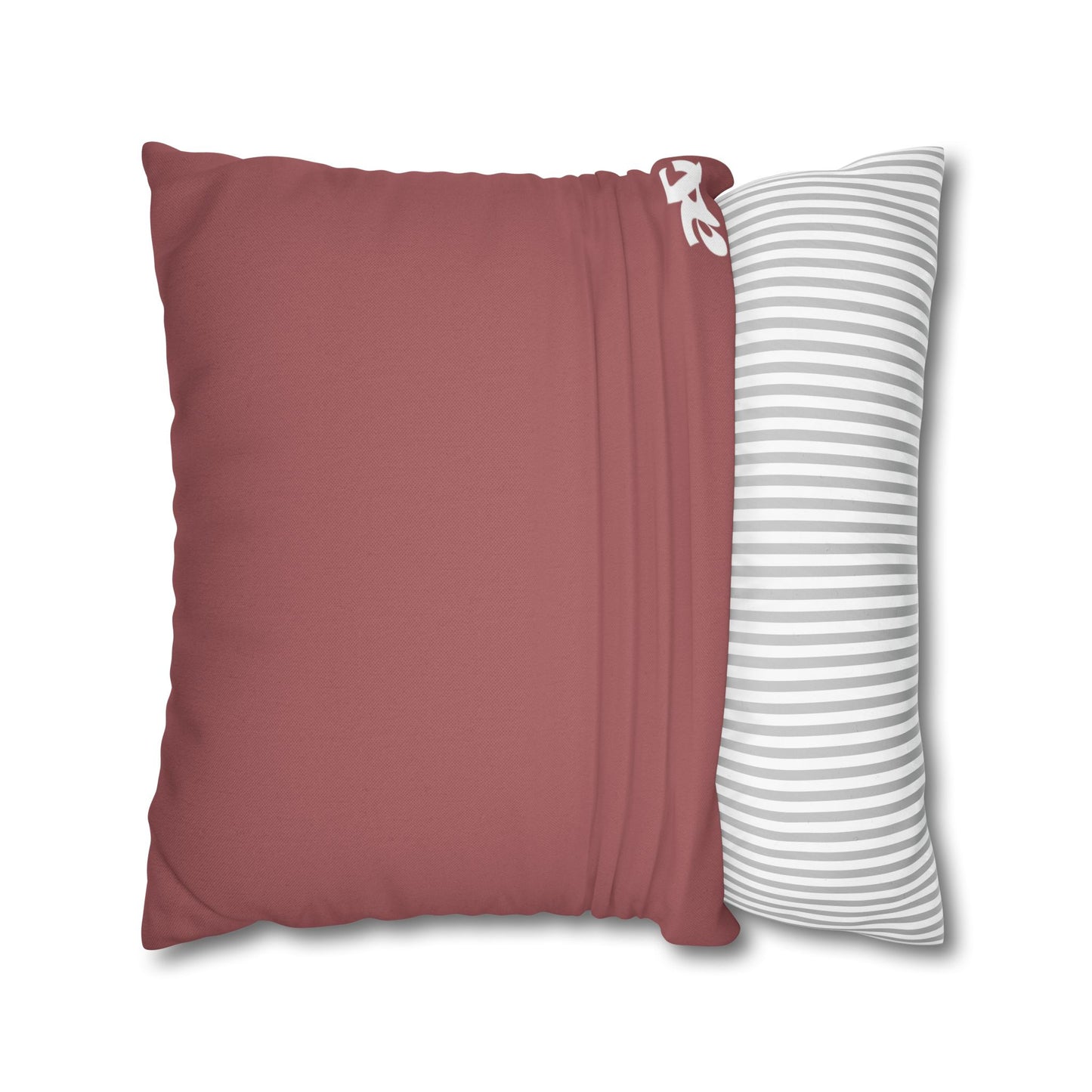 Artemis & Athena Mauve Minimalist Logo Pillowcase