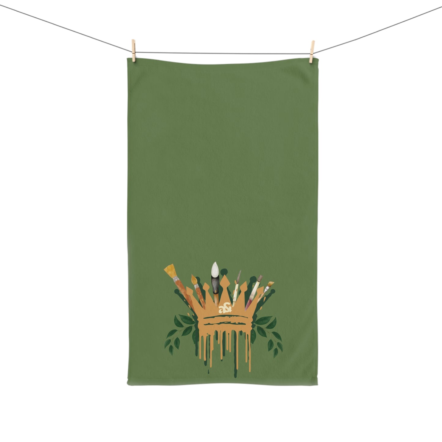 Artemis & Athena Crown Hand Towel