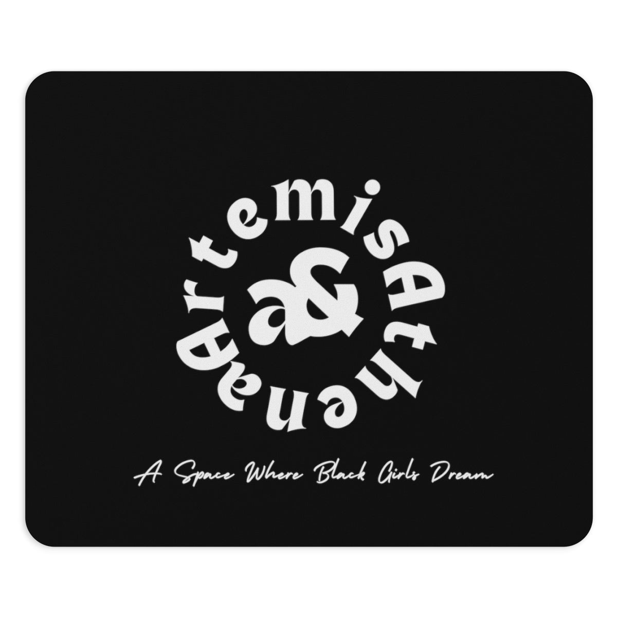 Artemis & Athena Classic Logo Mousepad in Black