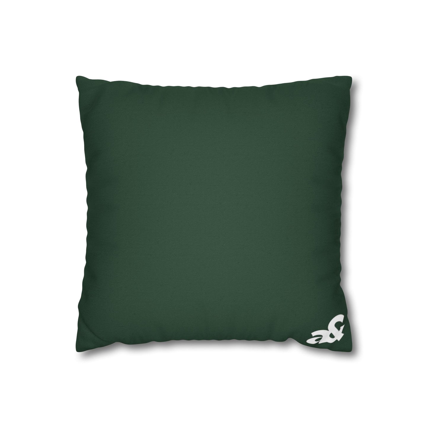 Artemis & Athena Emerald Minimalist Logo Pillowcase