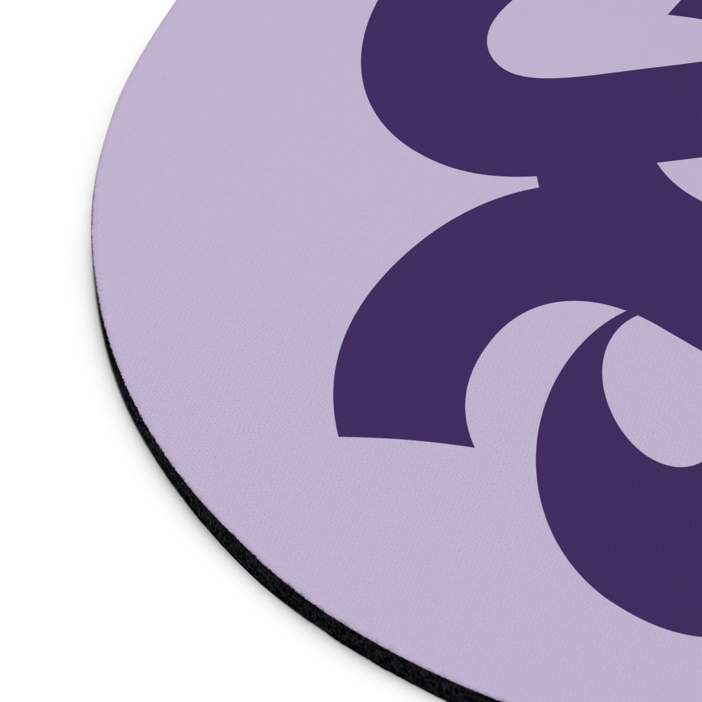Artemis & Athena Minimalist Logo Mousepad in Bold Lavender