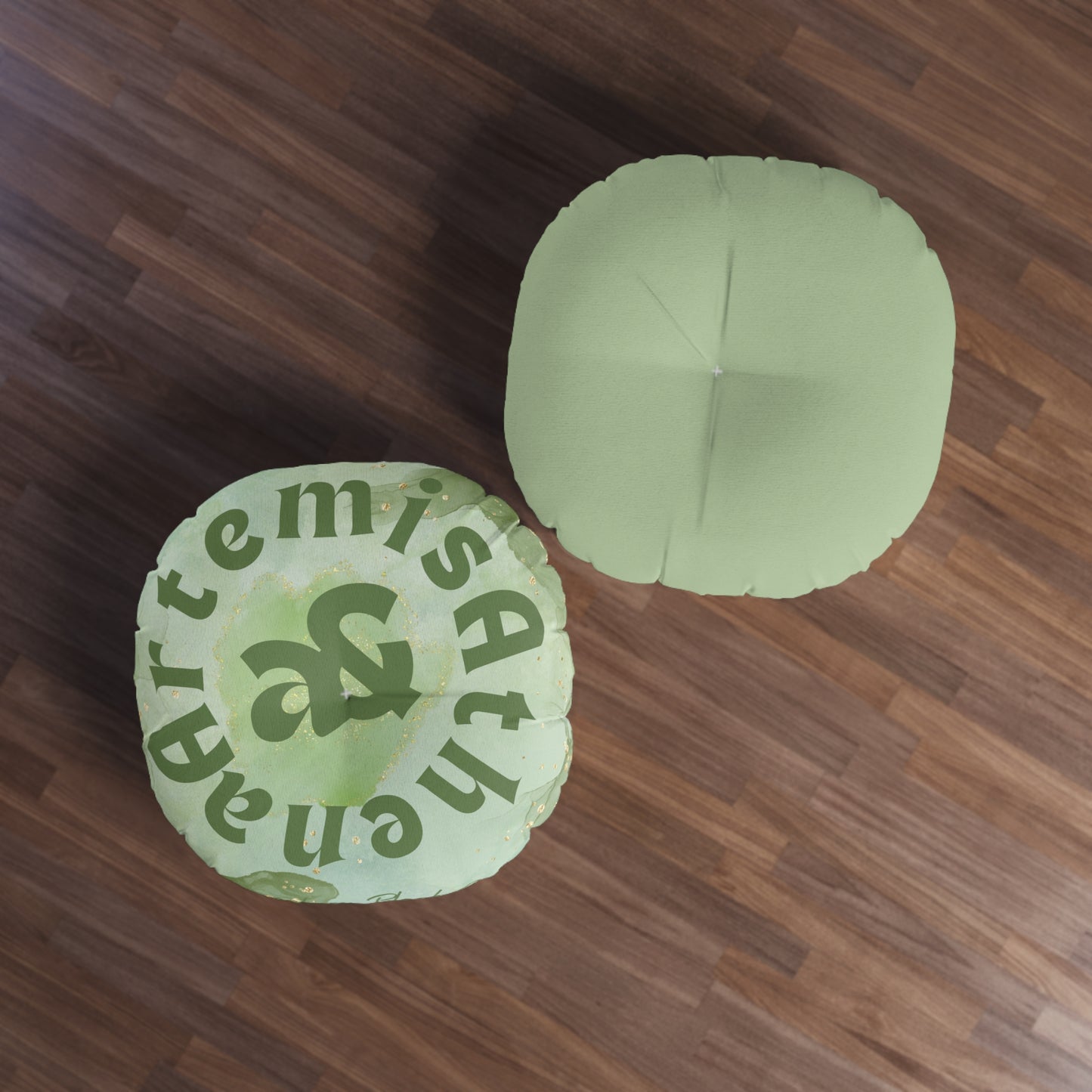 The Everything Madison Collection Fairy Green Tufted Floor Pillow