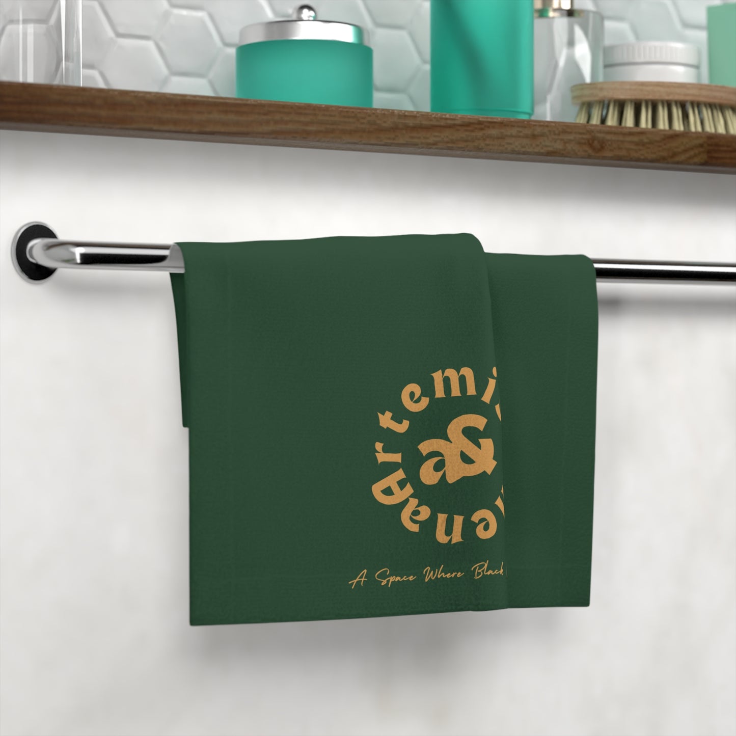 The Everything Madison Collection Emerald Face Towel