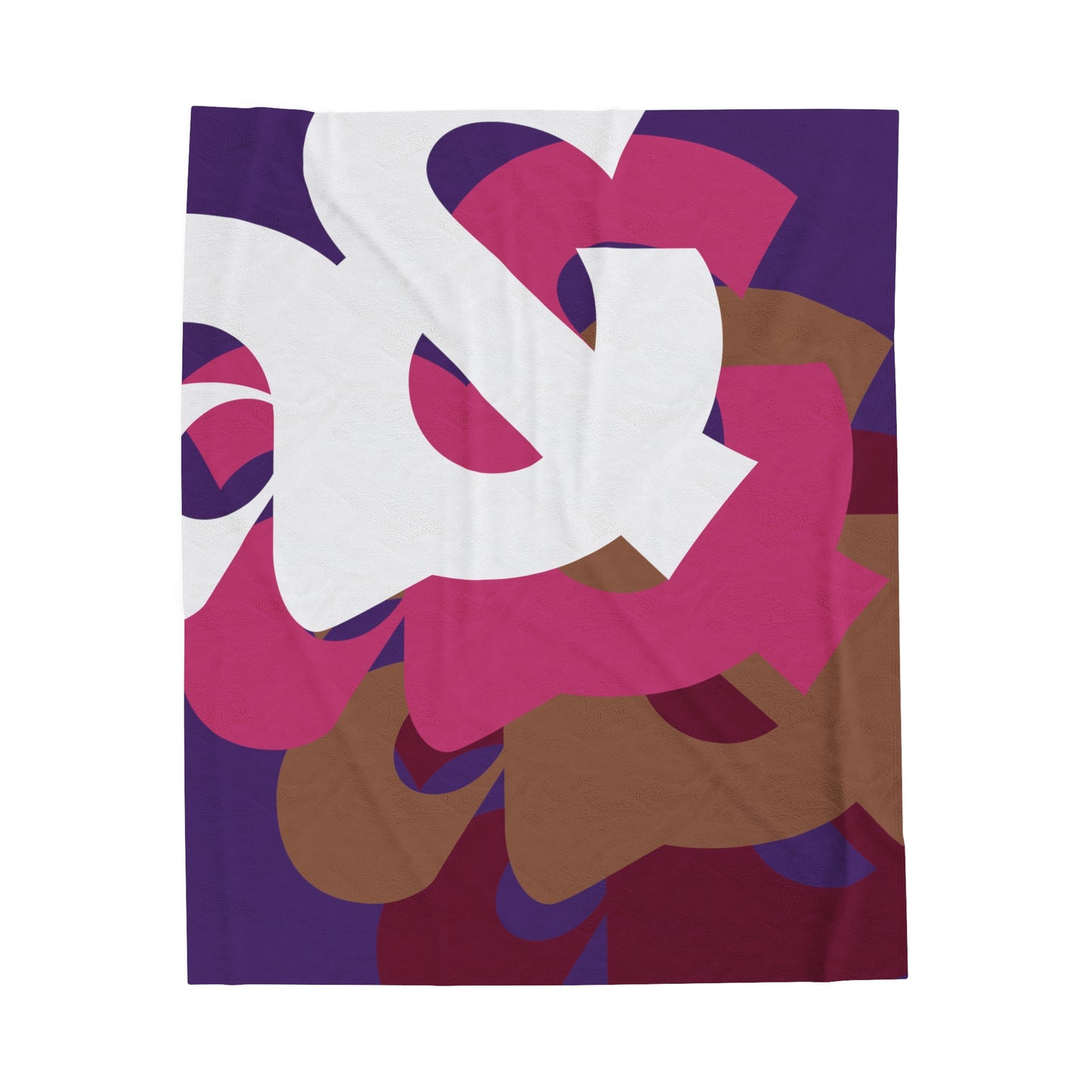 Velveteen Plush Blanket in "Retro-delic"