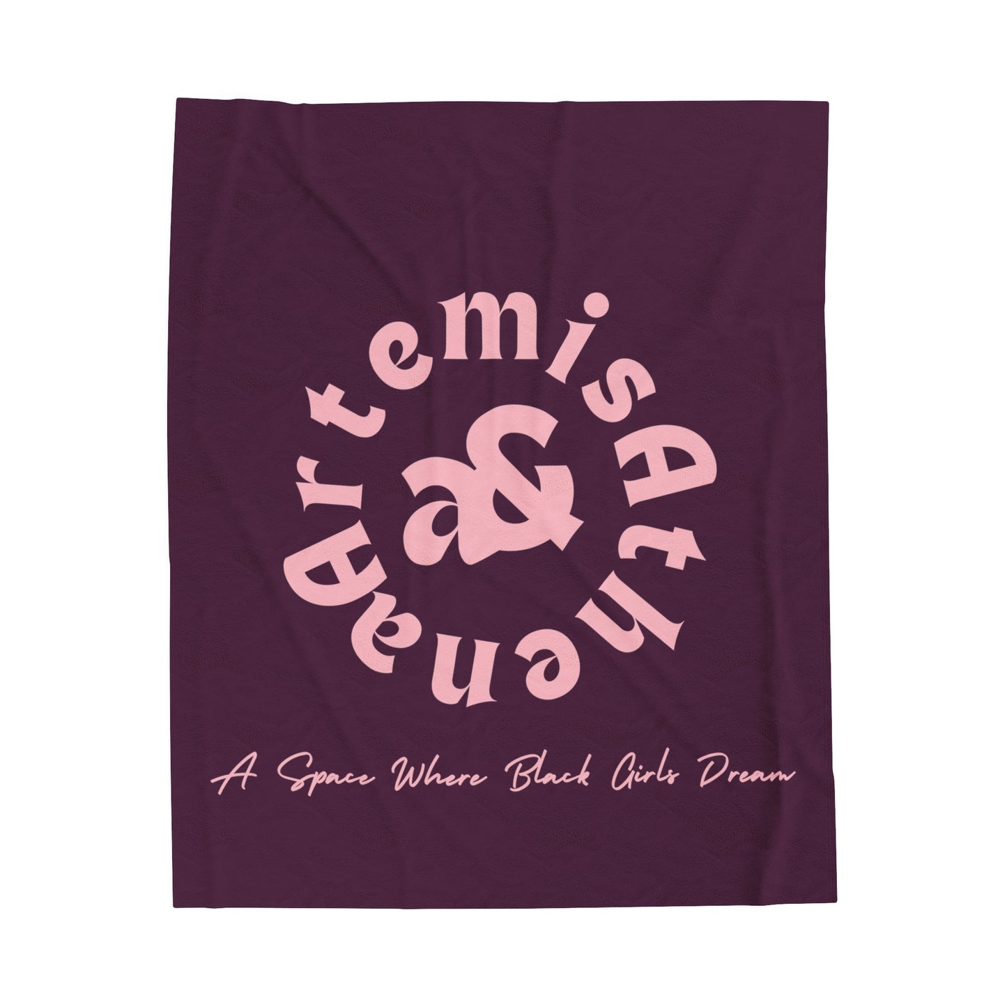 Velveteen Plush Blanket in Cherry Blossom Vol. II