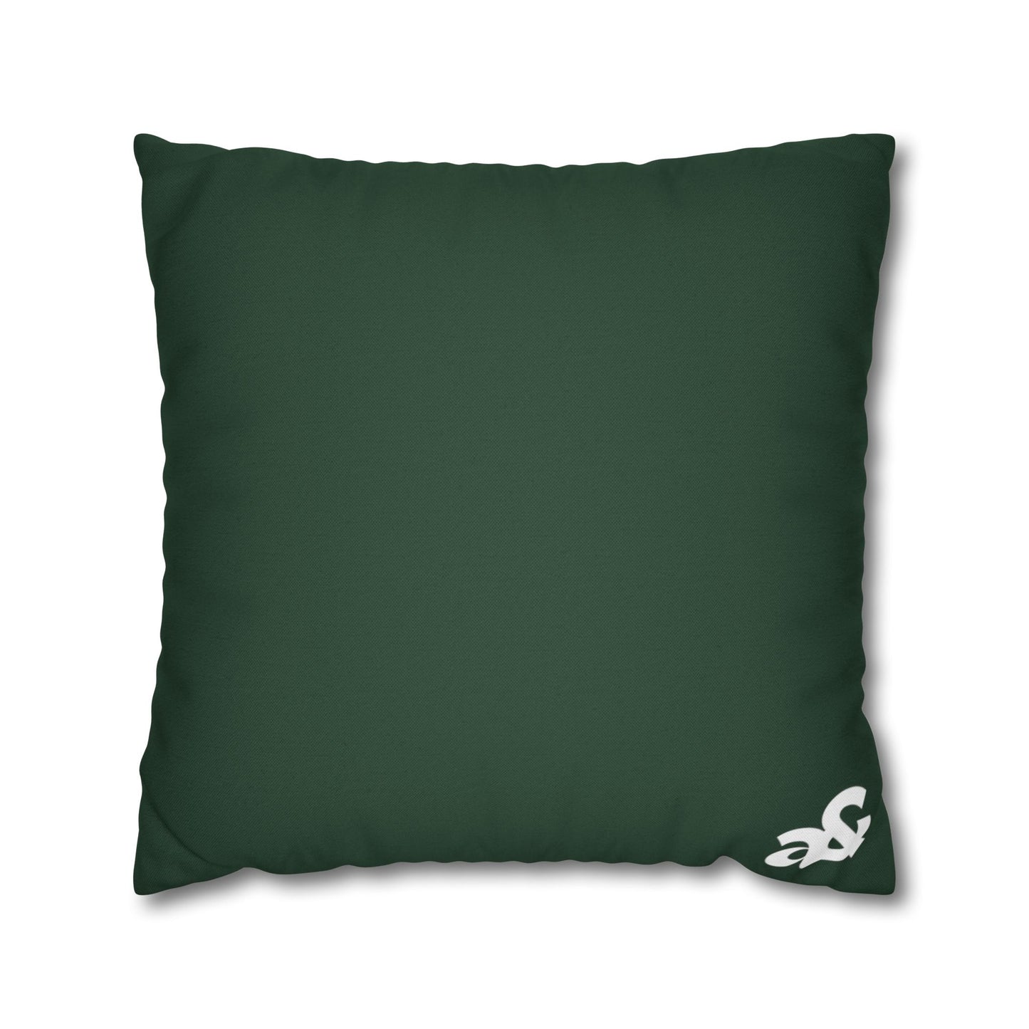 Artemis & Athena Emerald Minimalist Logo Pillowcase