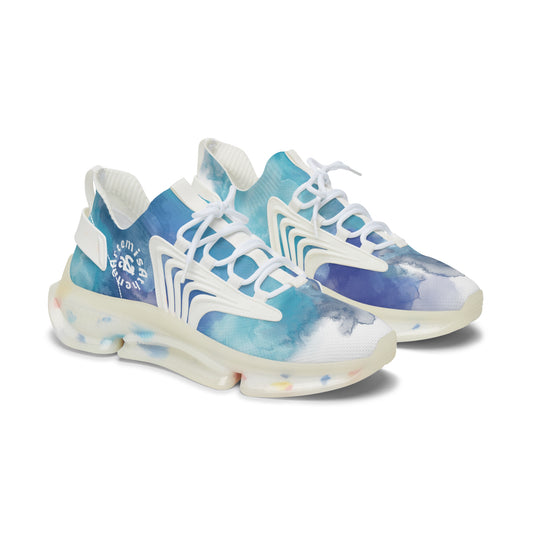 Aqua (White bg) Sneakers