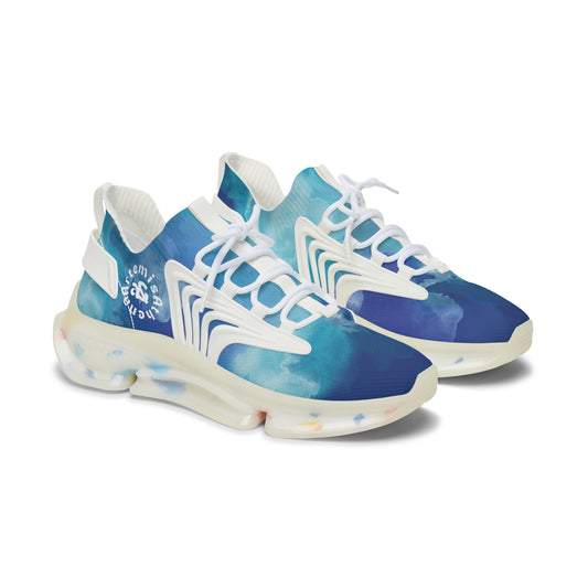 Aqua (Dark Blue bg) Sneakers