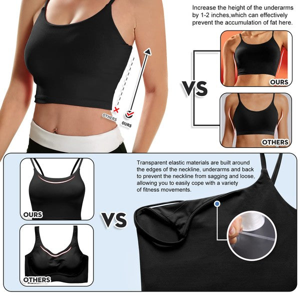 Sports Bras for Women Crop Tank Tops Camisole Yoga