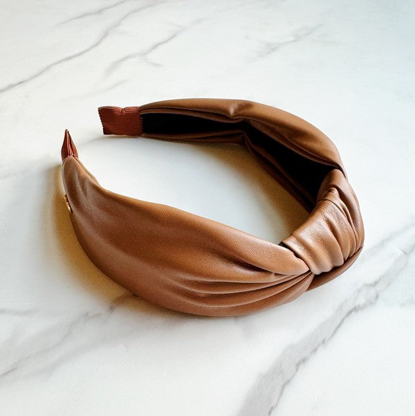 Leather Better Knotted Headband