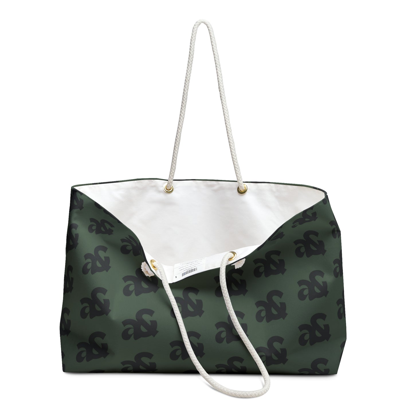 Minimalist Logo Weekender Bag in BHM Green
