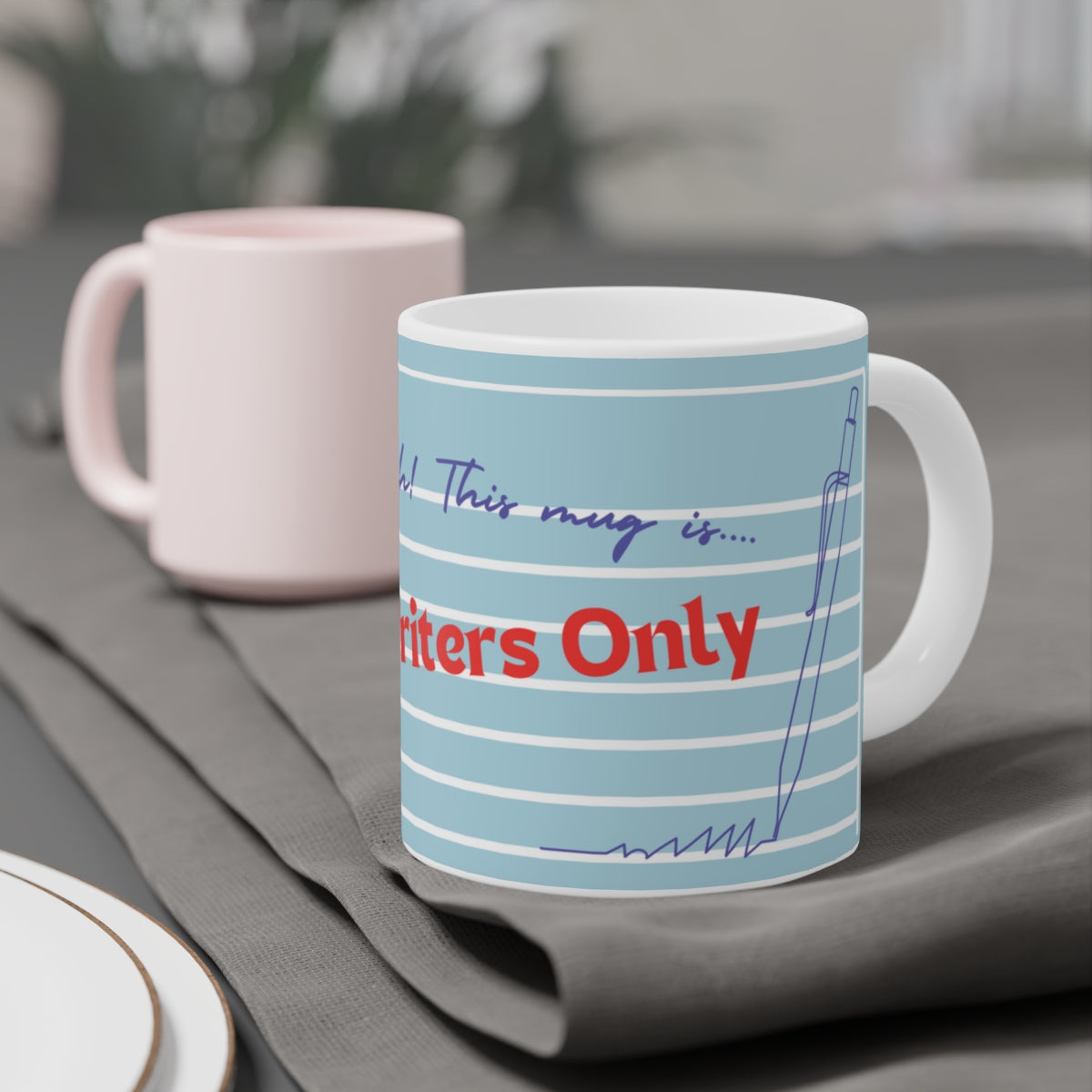 Artemis & Athena Don't Touch! For Writers Only Coffee Mug