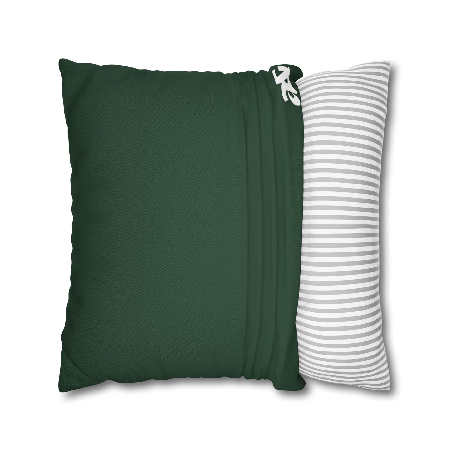 Artemis & Athena Emerald Minimalist Logo Pillowcase