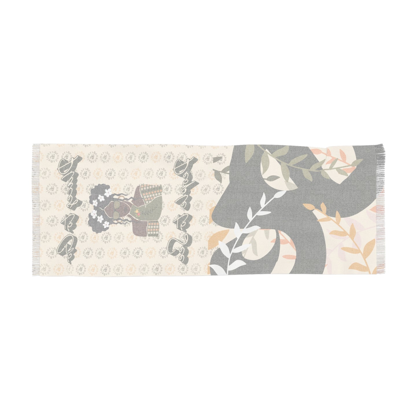 “Places to Go/Khaki Dreamer”  Light Scarf