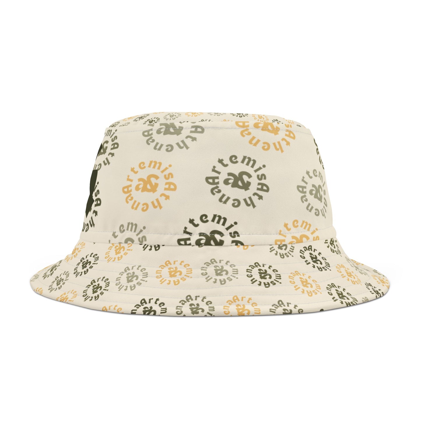 Artemis & Athena “Khaki Dreamer” Minimalist Logo Bucket Hat