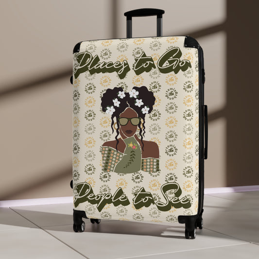 Artemis & Athena "Places to Go, People to See" Suitcase