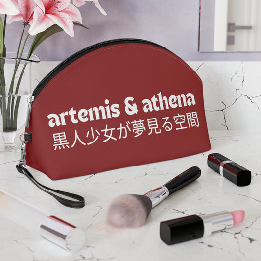 Artemis & Athena Kanji Characters Makeup Bag