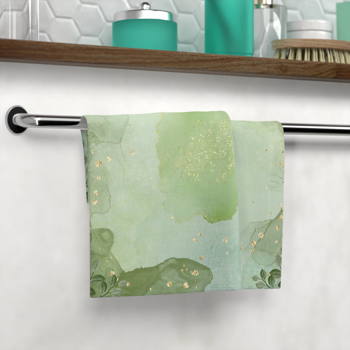 The Everything Madison Collection Fairy Green Face Towel