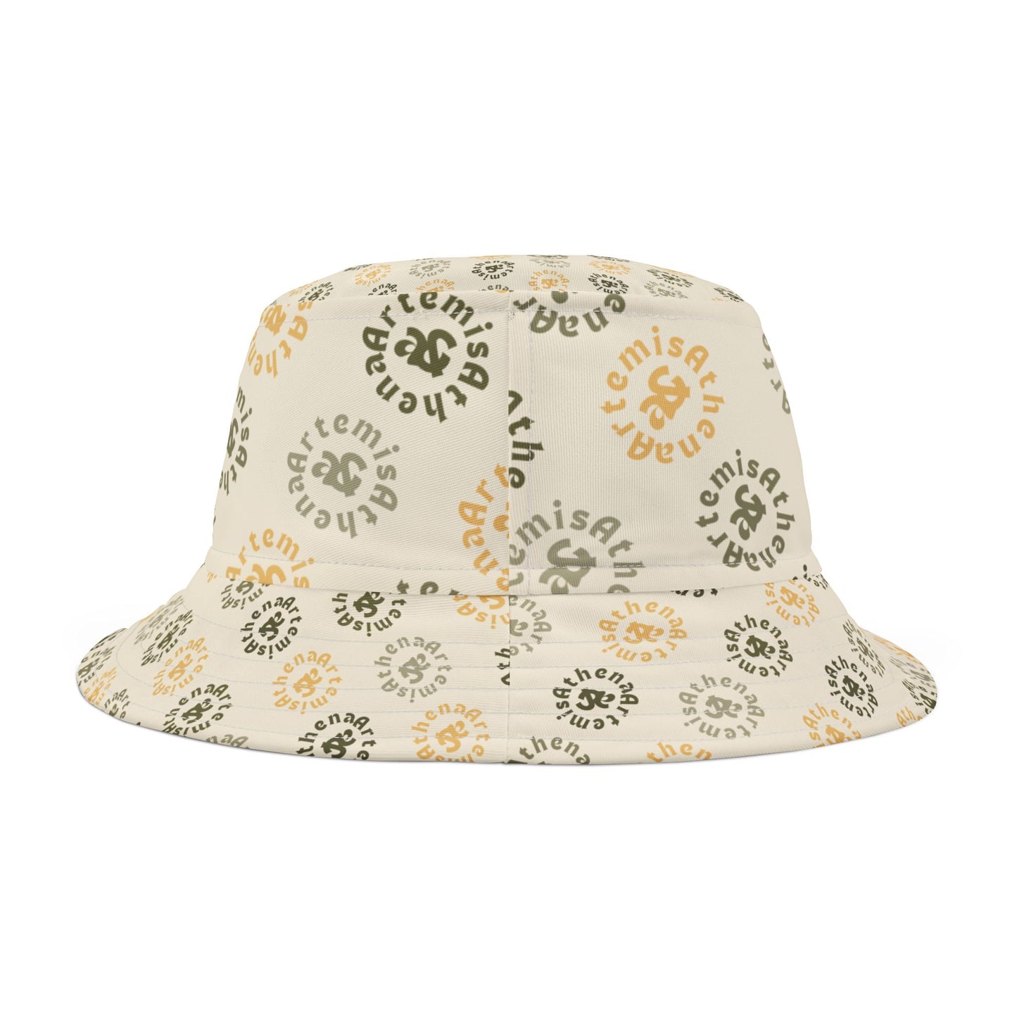 Artemis & Athena “Khaki Dreamer” Minimalist Logo Bucket Hat