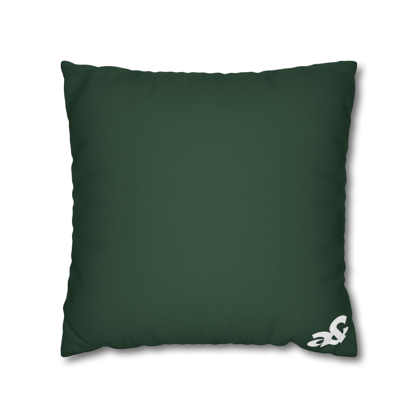 Artemis & Athena Emerald Minimalist Logo Pillowcase