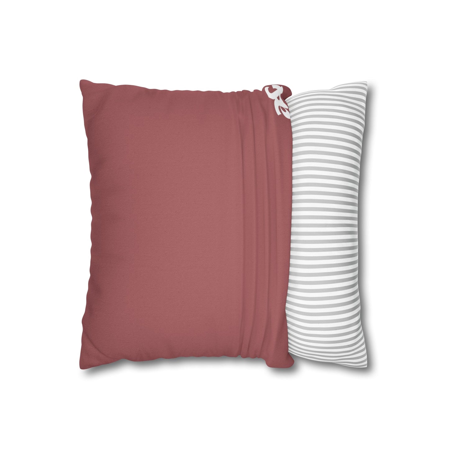 Artemis & Athena Mauve Minimalist Logo Pillowcase