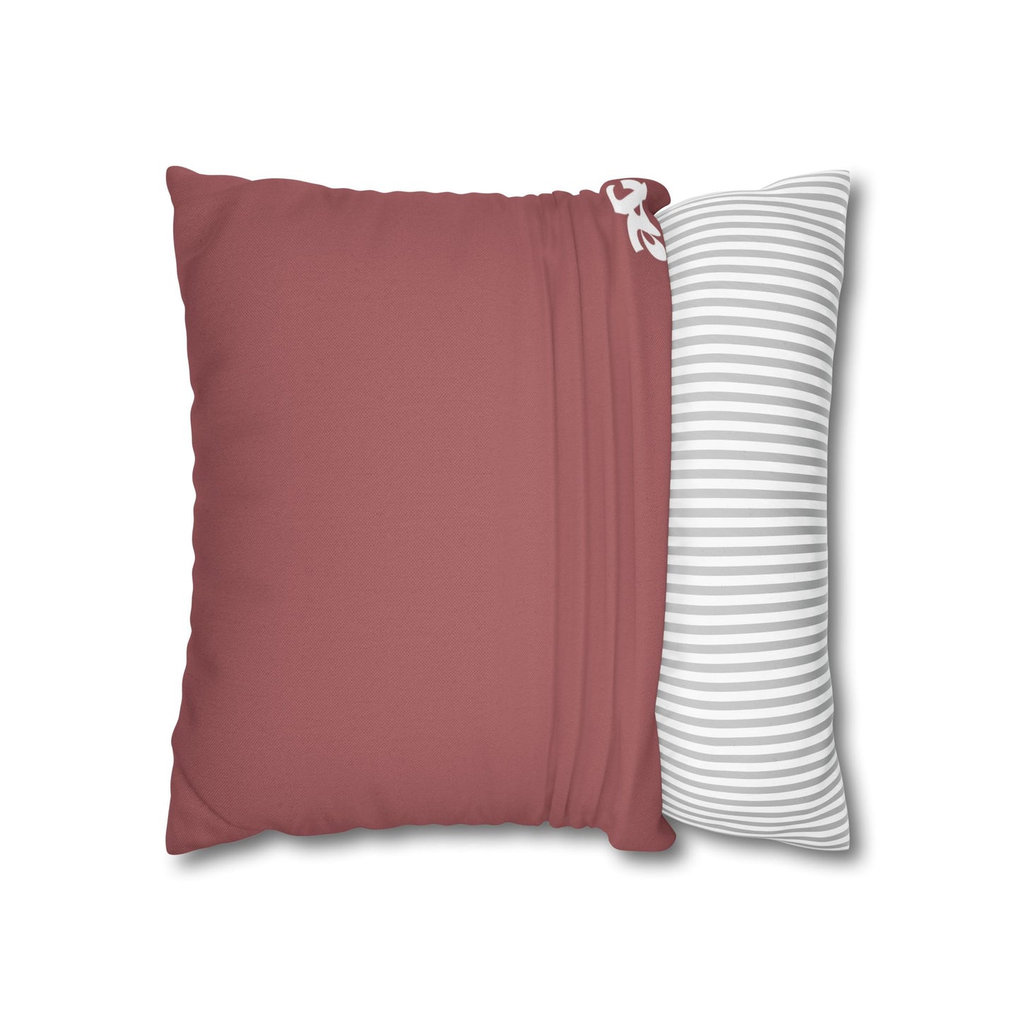 Artemis & Athena Mauve Minimalist Logo Pillowcase