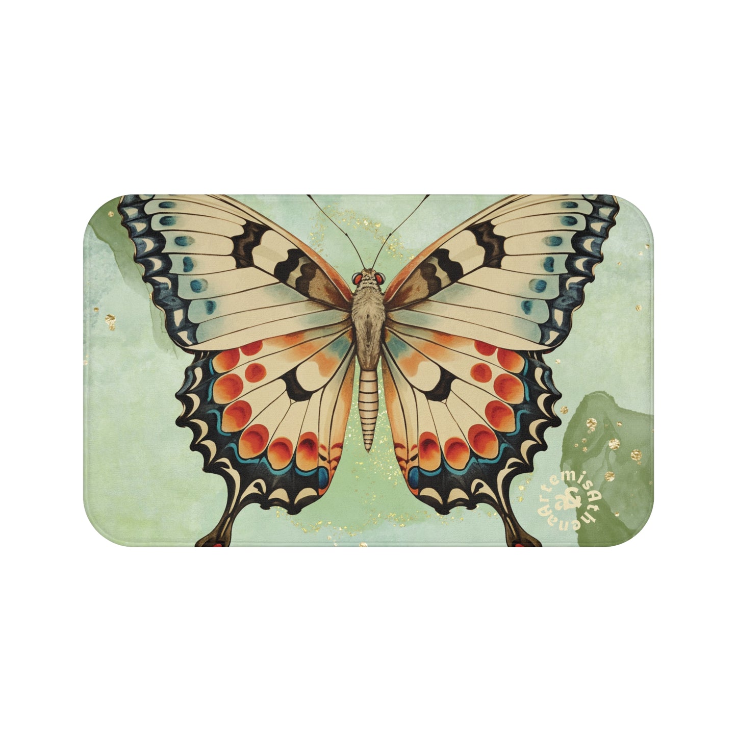 Butterfly Bath Mat