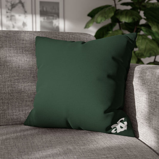 Artemis & Athena Emerald Minimalist Logo Pillowcase