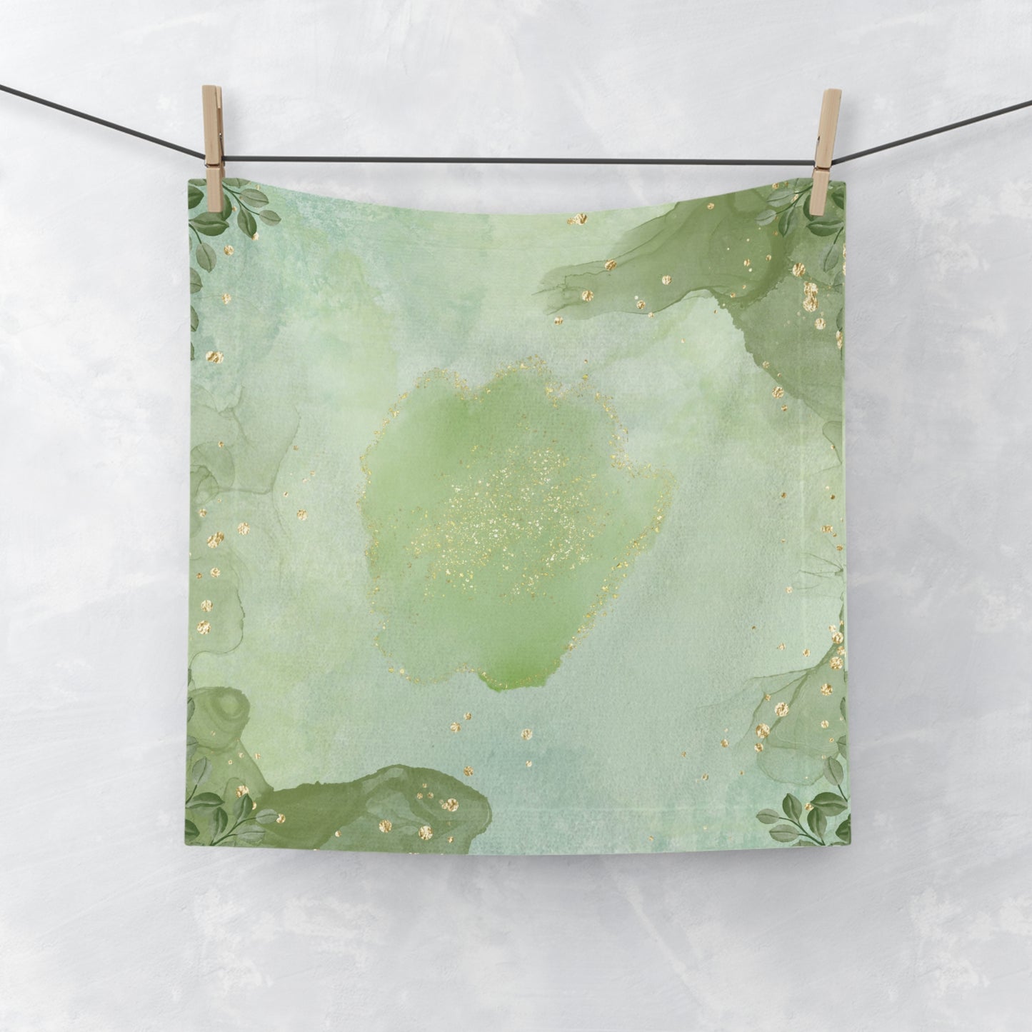 The Everything Madison Collection Fairy Green Face Towel