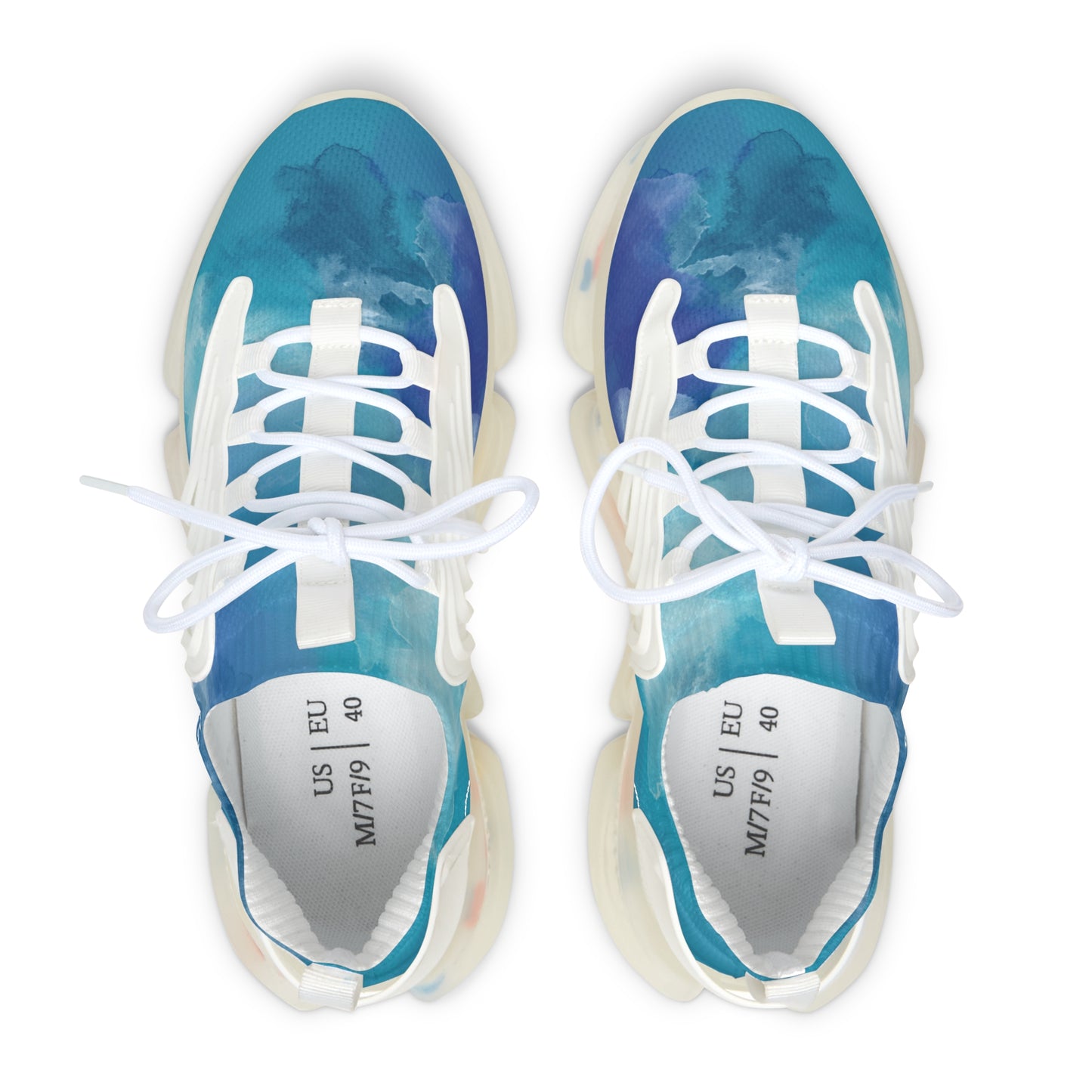 Aqua (Turquoise bg) Sneakers